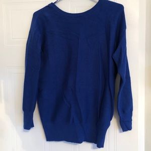 Royal blue sweater